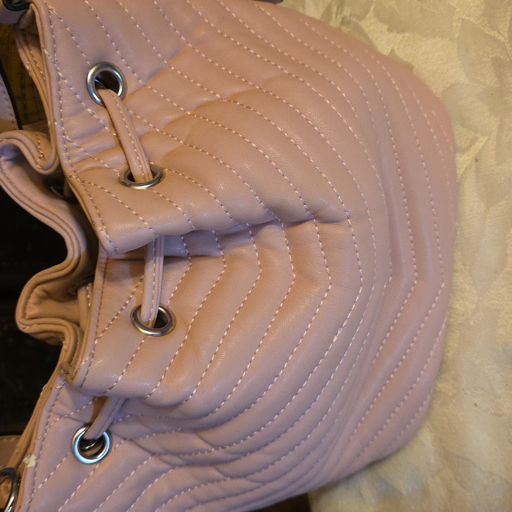 Steve Madden Quilted Pink Bag
